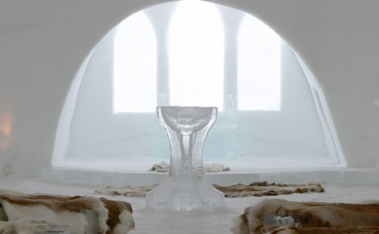 Visite de l’Hôtel de Glace