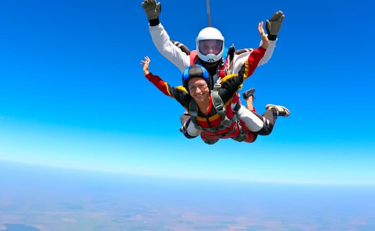 Saut en parachute
