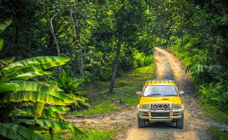 Safari 4x4 de l'intérieur de l'île