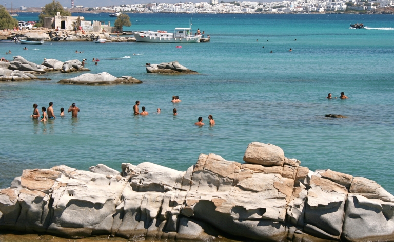 Croisière et baignade à Paros