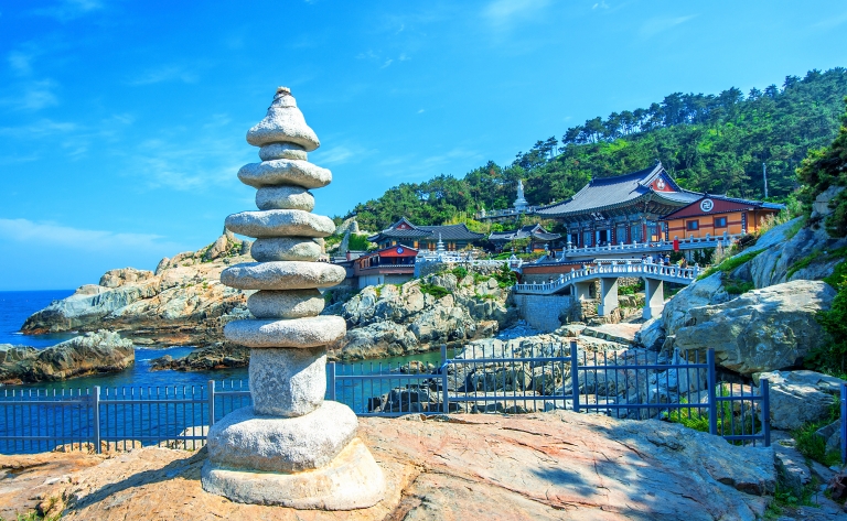 Temple Haedong Yonggungsa & marché aux poissons